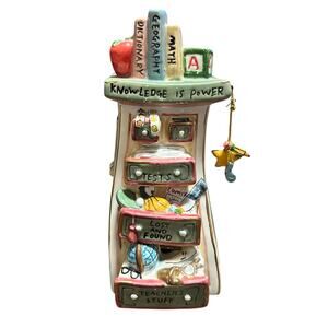 Robert Marble Collectible Art Teacher Classroom Themed Ceramic Decor RARE